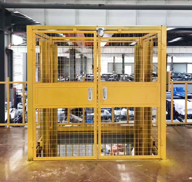 贺州智能导轨式升降机亮相